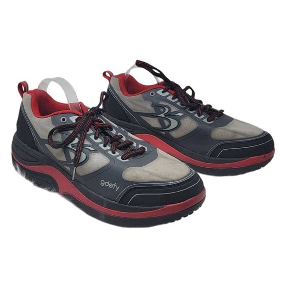 Gdefy Gravity Defyer TB9022MRG-W Grey Red Sneakers Men's Size 15 - Picture 2 of 9
